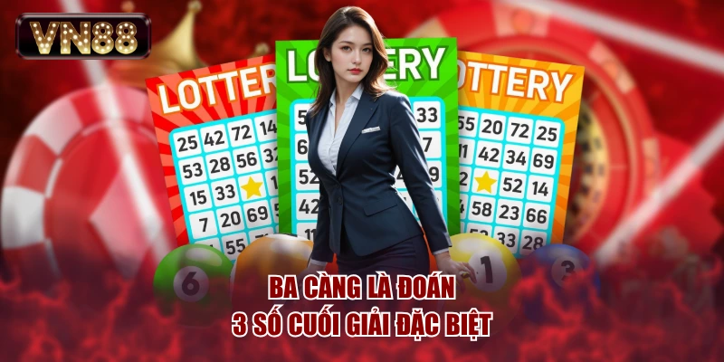 Ba càng là đoán 3 số cuối giải đặc biệt