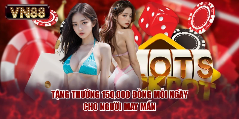 Tặng thưởng 150,000 đồng mỗi ngày cho người may mắn